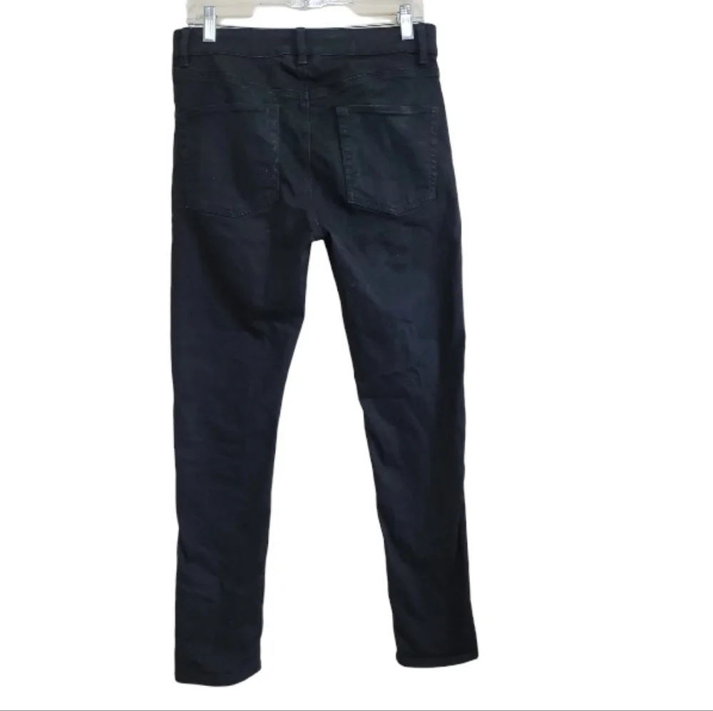 Asos Men's Black Skinny Distress Jeans Sz 32X 32